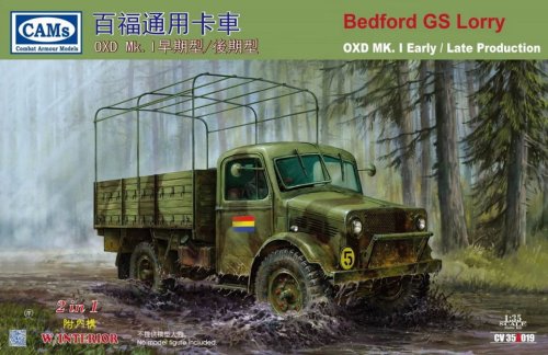 Przejdź do produktu Przedsprzedaż - CAMs CV35A019 - 1:35 Bedford GS Lorry OXD Mk. I Early / Late Productionw/Interior