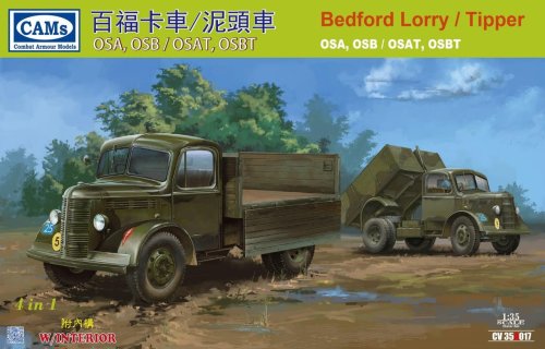 Przejdź do produktu Przedsprzedaż - CAMs CV35A017 - 1:35 Bedford Lorry / Tipper OSA, OSB / OSAT,OSBT w/Interior