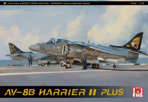 Przejdź do produktu UMa Model D1003 - 1:48 AV-8B Harrier II Plus