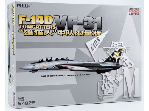 Przejdź do produktu Great Wall Hobby S4822 - 1:48 Grumman F-14D Tomcat VF-31 Tomcatters