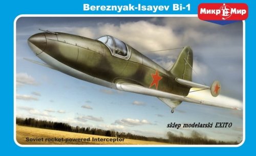Przejdź do produktu MIKROMIR 48010 - 1:48 Bereznyak-Isayev Bi-1 rocket interceptor