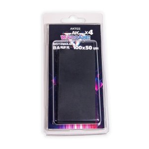 AK Interactive 1122 - Podstawki do figurek prostokątne 100 x 50 mm - 4 szt
