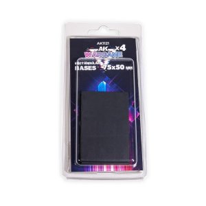 AK Interactive 1121 - Podstawki do figurek prostokątne 75 x 50 mm - 4 szt