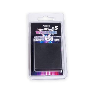 AK Interactive 1118 - Podstawki do figurek kwadratowe 50 x 50 mm - 5 szt