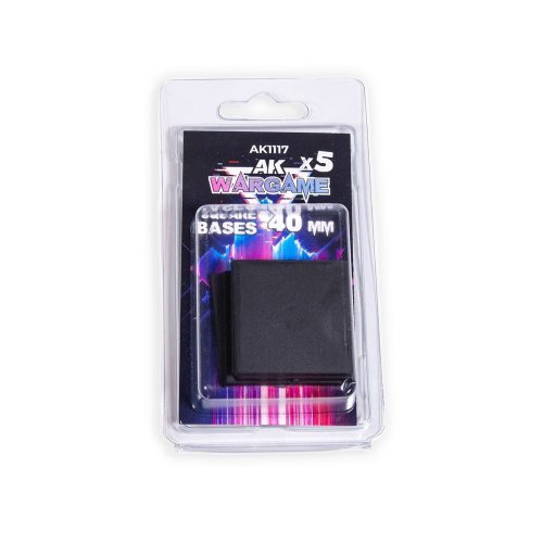 Przejdź do produktu AK Interactive 1117 - Podstawki do figurek kwadratowe 40 x 40 mm - 5 szt