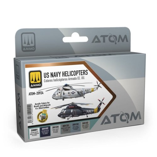 Przejdź do produktu Ammo Mig 20924 - Zestaw farb Atom US Navy Helicopters