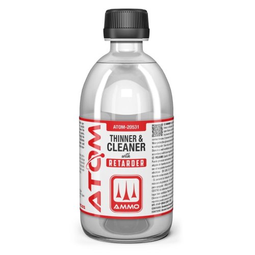 Przejdź do produktu Ammo Mig 20531 - Rozcieńczalnik z opóźniaczem Atom Thinner and Cleaner w/ Retarder 500 ml