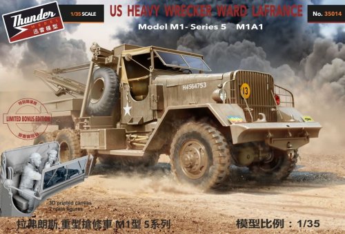Przejdź do produktu Thunder Model 35014B - 1:35 US Heavy Wrecker Ward Lafrance Model M1 - Series 5 M1A1 Limited Bonus Edition
