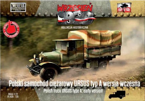 Przejdź do produktu First To Fight 129 - Wrzesień 1939 - 1:72 Polski samochód ciężarowy URSUS typ A wczesna wersja