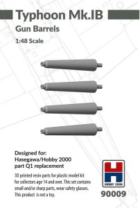 Hobby 2000 90009 - 1:48 Typhoon Mk. IB Gun Barrels