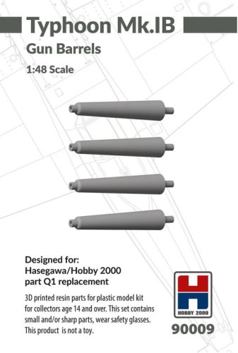 Przejdź do produktu Hobby 2000 90009 - 1:48 Typhoon Mk. IB Gun Barrels