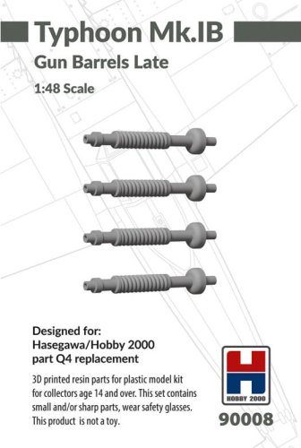 Przejdź do produktu Hobby 2000 90008 - 1:48 Typhoon Mk. IB Gun Barrels Late
