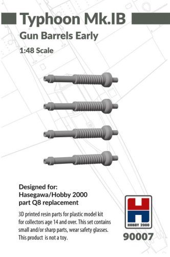 Przejdź do produktu Hobby 2000 90007 - 1:48 Typhoon Mk. IB Gun Barrels Early
