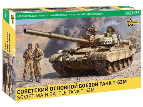 Przejdź do produktu Zvezda 3679 - 1:35 Soviet Main Battle Tank T-62M