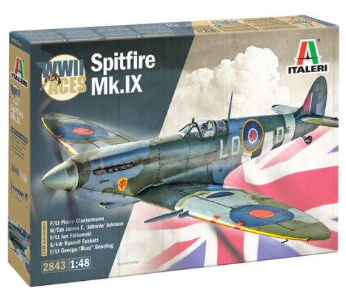 Przejdź do produktu Italeri 2843 - 1:48 Spitfire Mk.IX WWII Aces