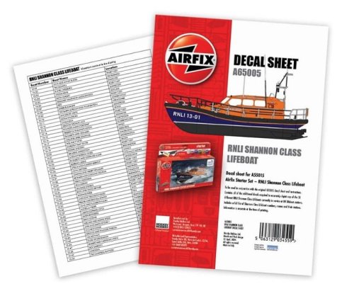 Przejdź do produktu Airfix 65005 - 1:72 RNLI Shannon Class Lifeboat for A55015 - Decal Sheet
