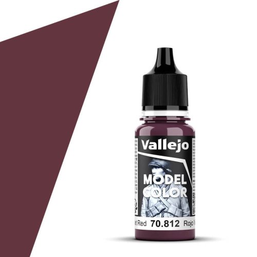 Przejdź do produktu VALLEJO 70812 (43) - Farba akrylowa Violet Red 17 ml -  Model Color