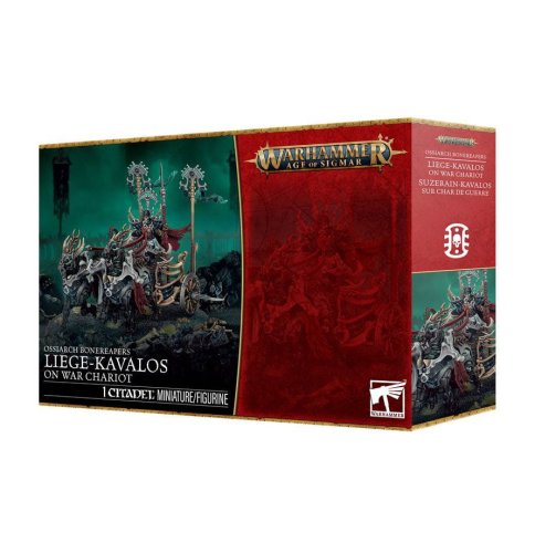 Przejdź do produktu GW 94-36 Warhammer Age of Sigmar - Ossiarch Bonereapers: Liege-Kavalos On War Chariot