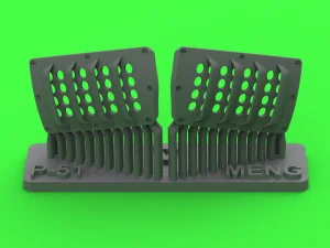 Master AM-48-193 - 1:48 P-51 Mustang - pokrywa wlotu powietrza do gaźnika - typ z żaluzjami dla RAF - wersja A - do modelu Meng