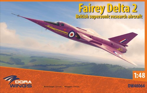 Przejdź do produktu Dora Wings DW 48064 - 1:48 Fairey Delta 2 British Supersonic Research Aircraft