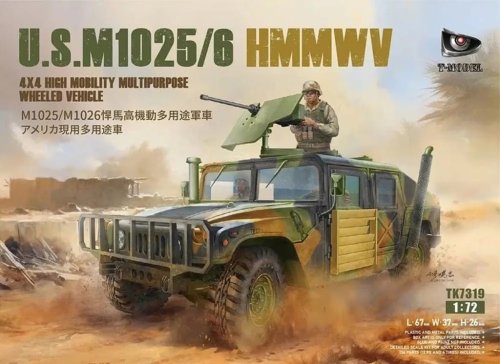 Przejdź do produktu T-Model TK7319-1 - 1:72 U.S. M1025/6 HMMWV 4X4 High Mobility Multipurpose Wheeled Vehicle
