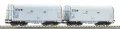 Piko 28344 H0 - Zestaw 2 wagonów towarowych z plandeką ATIR Rail