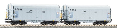 Przejdź do produktu Piko 28344 H0 - Zestaw 2 wagonów towarowych z plandeką ATIR Rail, ep.VI
