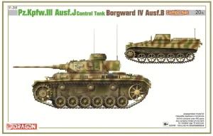 Dragon 6949 - 1:35 Pz.Kpfw. III Ausf.J Control Tank & Borgward IV Ausf.B