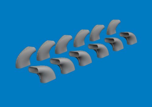 Przejdź do produktu Eduard 624011 - 1:24 Bf 109G-5/6 exhaust stacks Print 3D