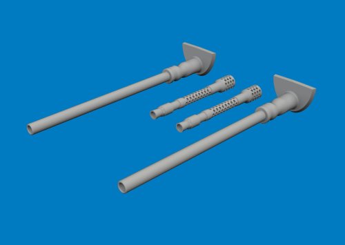 Przejdź do produktu Eduard 624010 - 1:24 Bf 109G-5/6 gun barrels Print 3D
