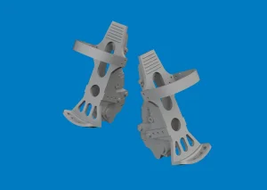 Eduard 624009 - 1:24 Bf 109G-5/6 rudder pedals Print 3D