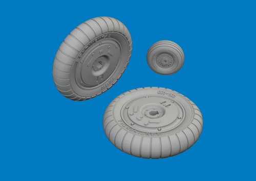 Przejdź do produktu Eduard 624008 - 1:24 Bf 109G-5/6 wheels