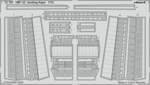 Przejdź do produktu Eduard 72757 - 1:72 TBF-1C landing flaps