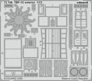Eduard 72756 - 1:72 TBF-1C exterior