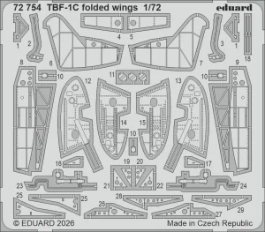 Eduard 72754 - 1:72 TBF-1C folded wings