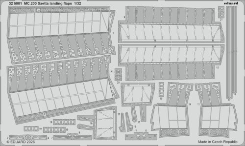 Przejdź do produktu Eduard 325001 - 1:32 MC.200 Saetta landing flaps