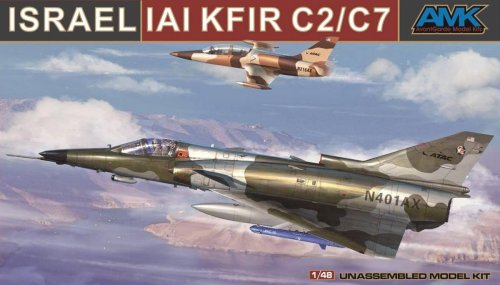 Przejdź do produktu AMK AvantGarde 88001A - 1:48 Israel IAI Kfir C2/C7