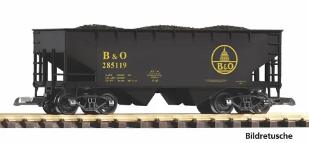 Piko 38988 G - Wagon towarowy samowyładowczy B&O z ładunkiem węgla