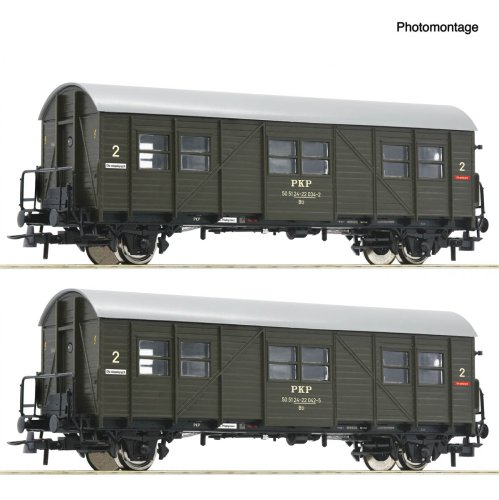 Przejdź do produktu Roco 6200195 H0 - Zestaw 2 wagonów osobowych typu Bti, PKP, ep. IV