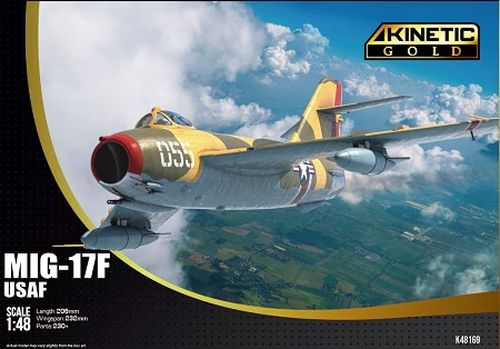Przejdź do produktu Kinetic 48169 - 1:48 MiG-17F USAF