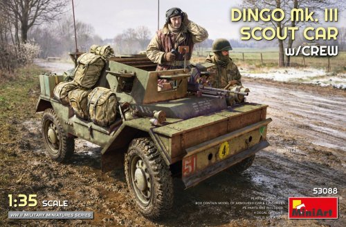 Przejdź do produktu Miniart 53088 - 1:35 Dingo Mk.III Scout Car w/ Crew