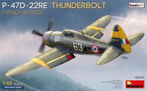 Przejdź do produktu Miniart 48047 - 1:48 P-47D-22RE Thunderbolt French Service
