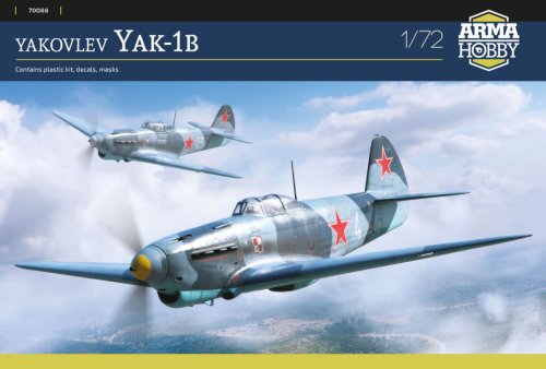 Przejdź do produktu Arma Hobby 70088 - 1:72 Yakovlev Yak-1B