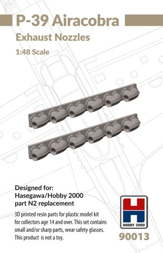 Przejdź do produktu Hobby 2000 90013 - 1:48 P-39 Airacobra Exhaust Nozzles