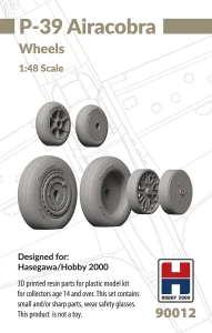 Hobby 2000 90012 - 1:48 P-39 Airacobra Wheels