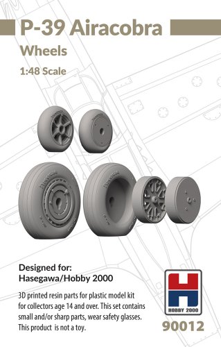 Przejdź do produktu Hobby 2000 90012 - 1:48 P-39 Airacobra Wheels