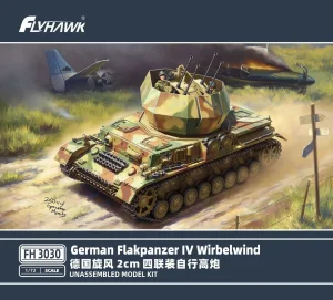 Flyhawk 3030 - 1:72 German Flakpanzer IV Wirbelwind