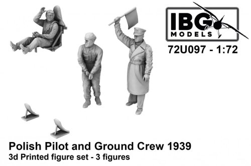 Przejdź do produktu Przedsprzedaż - IBG 72U097 - 1:72 Polish pilot and ground crew 1939 - 3D printed figure set