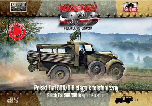 Przejdź do produktu First To Fight 130 - Wrzesień 1939 - 1:72 Polski Fiat 508/518 Ciągnik Telefoniczny
