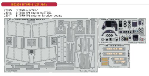 Przejdź do produktu Eduard BIG2408 - 1:24 Bf 109G-6